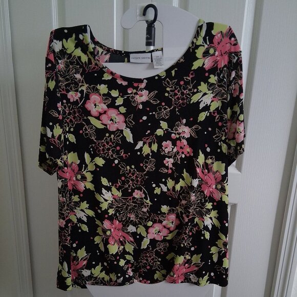 Jaclyn Smith Floral Blouse - Picture 1 of 9